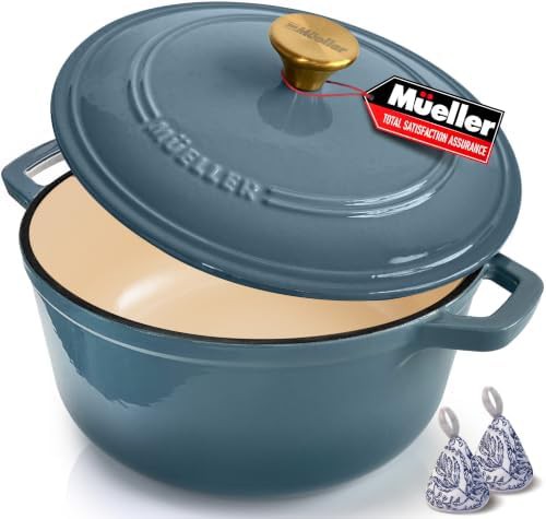 Enameled iron pot for bread baking
