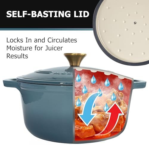 Enameled iron pot for bread baking — photo 5