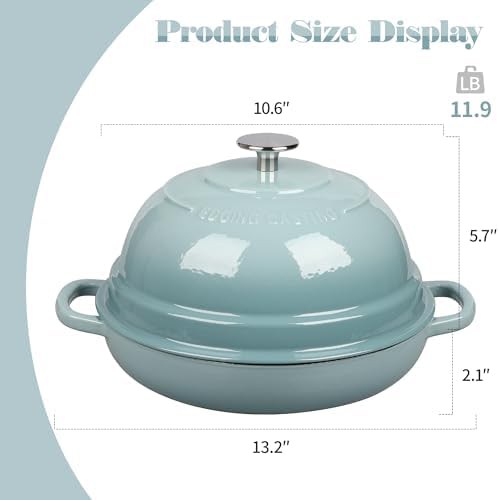 6 quart seasalt enameled round pot — photo 4