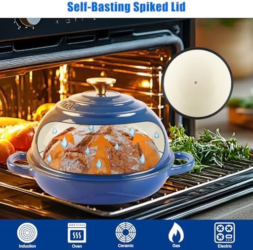 Artisan bread baking enameled iron pot — photo 3