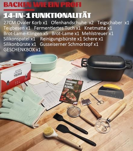 Oval cast iron bread baking starter kit — photo 4