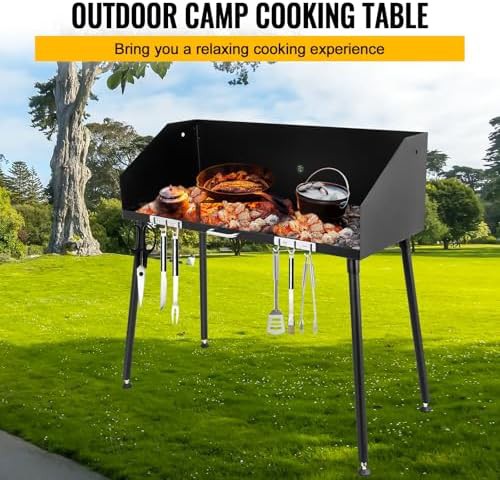 Carbon steel outdoor cooking table — photo 3