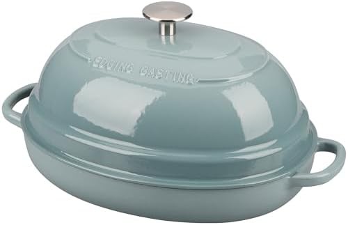 6 quart seasalt enameled oval bread oven
