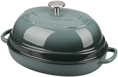 6-quart slateblue enameled oval oven — photo 5