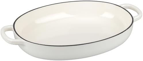 6 quart white enameled oval bread oven — photo 5