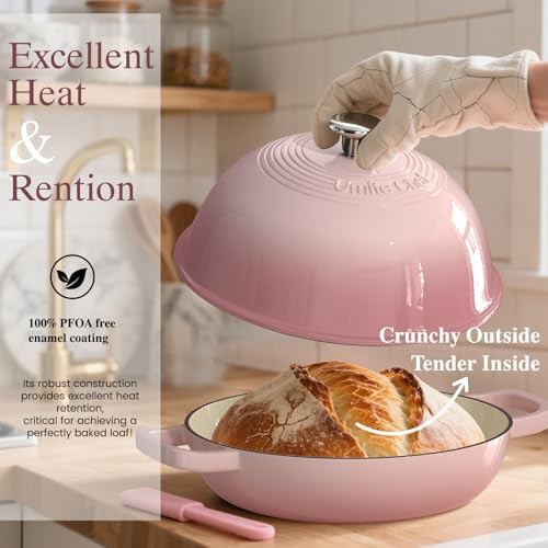 Pink six quart round bread oven — photo 4