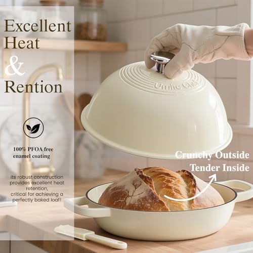 Cream white six quart artisan bread pot — photo 4