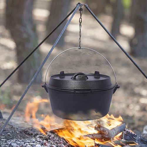 Large 12 qt camping oven with stand — photo 3