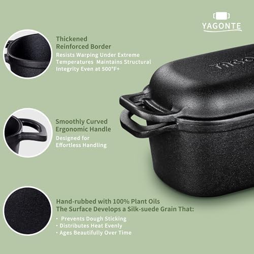 Oval cast iron bread baking pot — photo 4