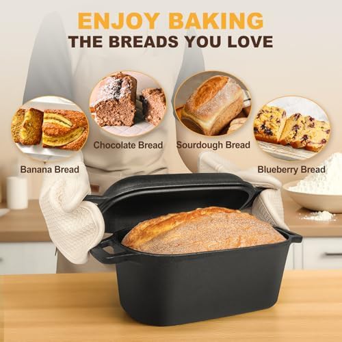 Oval seven quart cast iron bread pan — photo 4