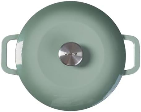 Green seven quart self basting pot — photo 4