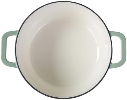 Green seven quart self basting pot — photo 5