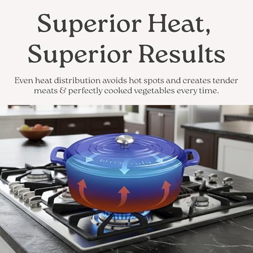 Oyster grey 5 quart oval dutch oven — photo 3