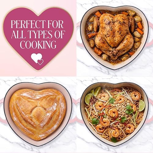 Paris Hilton heart shaped enameled cast iron braiser 3 qt — photo 4