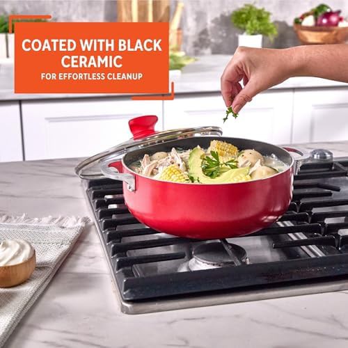 Black 3.2 quart ceramic caldero pot — photo 4
