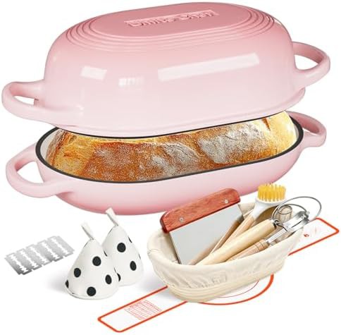 Pink five quart bread making kit