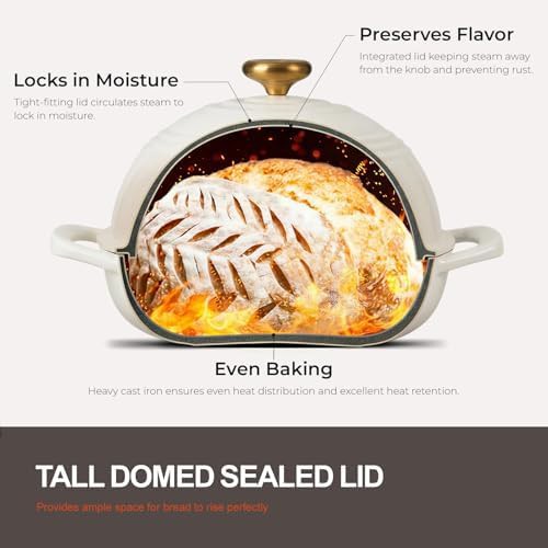 Shallow bread oven with dome lid 6qt — photo 4