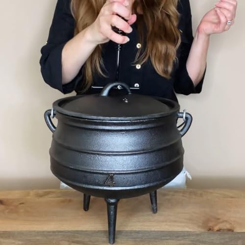 Twelve quart heavy duty cauldron pot — photo 4