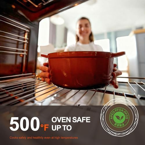 Artisan six quart enameled stew pot — photo 4