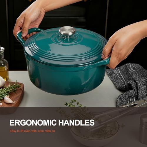 Enameled five quart artisan stew pot — photo 3