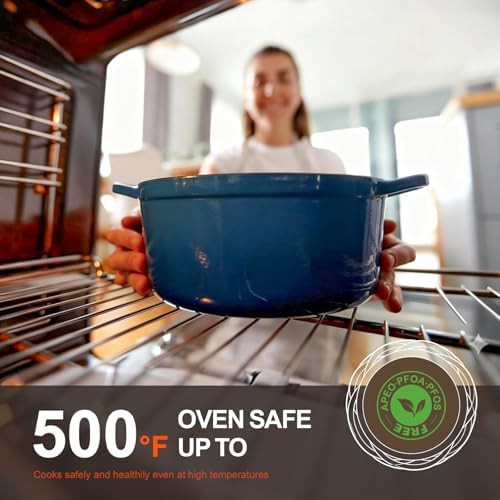 Enameled six quart artisan cooking pot — photo 4
