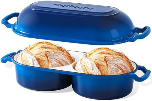 Culivora mini enamel blue round bread pot