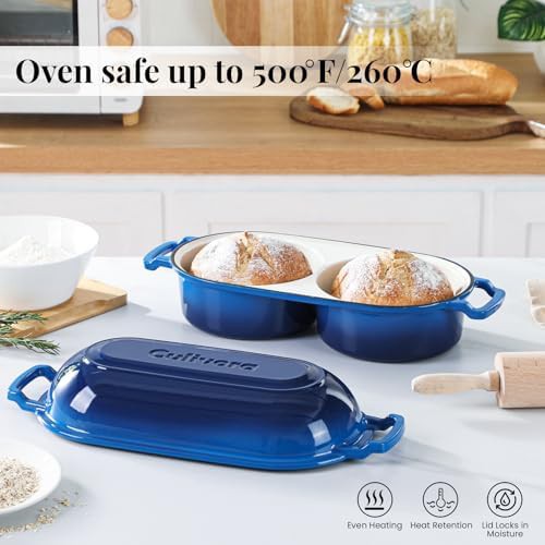 Culivora mini enamel blue round bread pot — photo 4