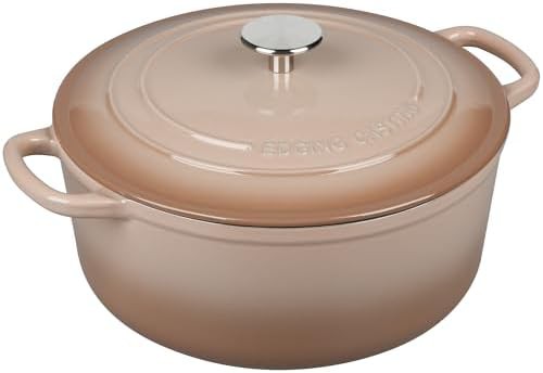 7 quart mocha enameled dual handle oven — photo 5