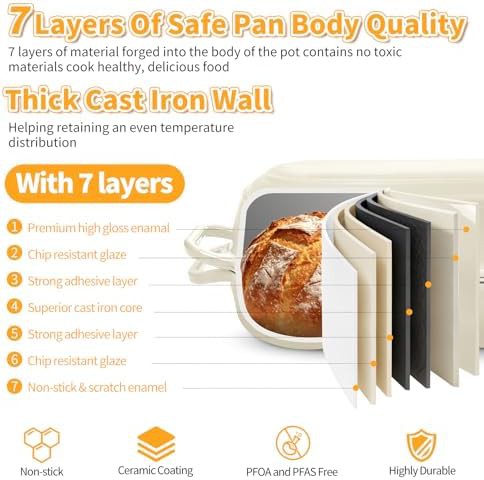 Compact two quart double baking pot — photo 3