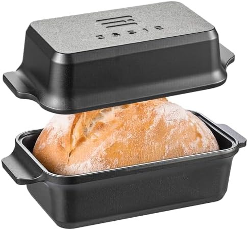 Pre-seasoned cast iron 4.5 qt loaf pan