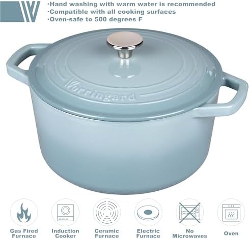 Sea salt enameled round oven with baking kit — photo 3