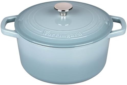 Sea salt enameled round oven with baking kit — photo 4