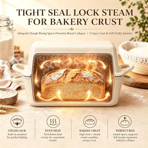 Five quart enameled sourdough bread oven — photo 3