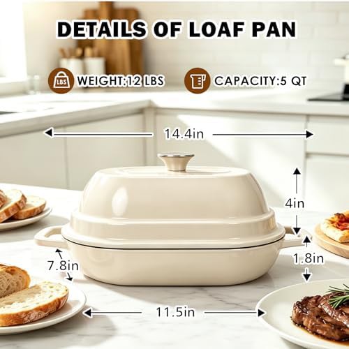 Oval sourdough bread baking five quart pot — photo 2
