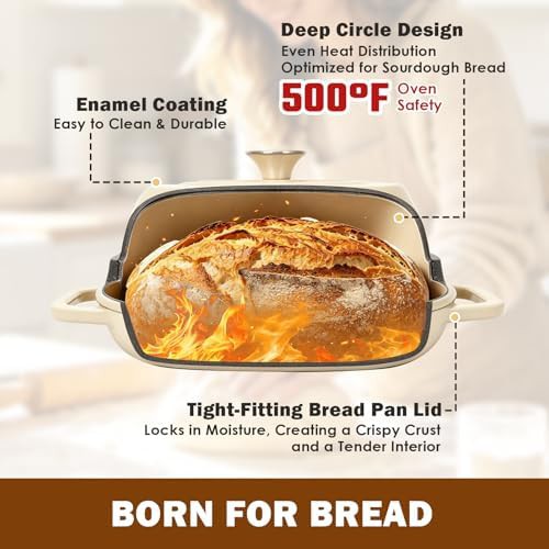 Oval sourdough bread baking five quart pot — photo 4