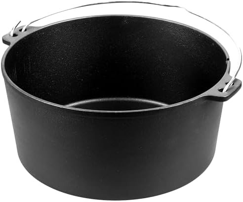 8 quart pre seasoned camping pot with lid — photo 5
