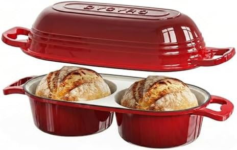 Compact iron bread baking pan