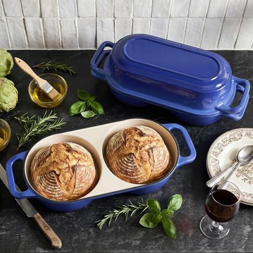 Blue mini round bread baking pan — photo 3