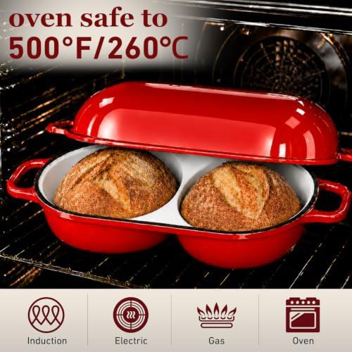 Red mini double dutch oven 2.2 qt — photo 5