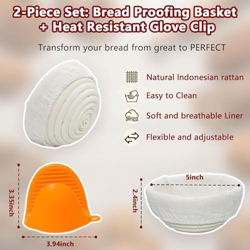 Red double loaf bread baking set — photo 5