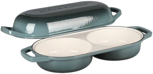 Enameled cast iron double bread Dutch oven — photo 5