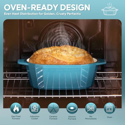 Blue oval sourdough bread pan 3.3 qt — photo 3