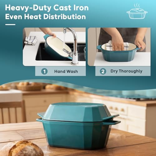 Blue oval sourdough bread pan 3.3 qt — photo 5