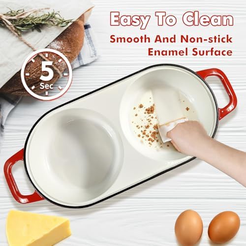 Artisanal enameled double loaf bread oven — photo 4