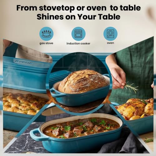 Blue oval bread pan 4.1 qt — photo 5