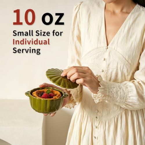 Scallop ceramic mini cocotte set — photo 4