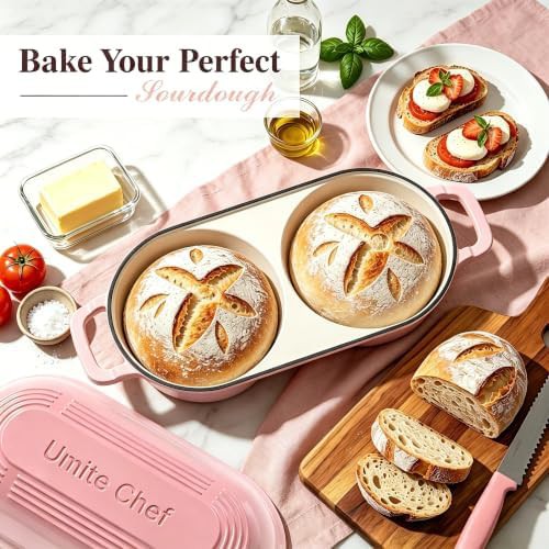 Pink mini sourdough bread baking pot — photo 3