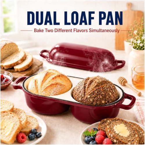 Mini enameled 2.2 quart sourdough pot — photo 3
