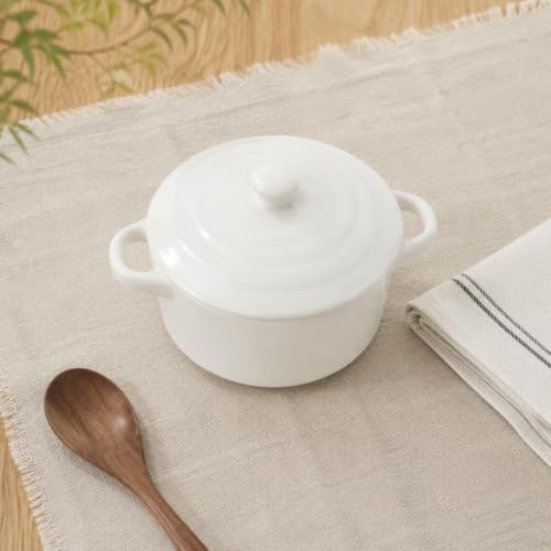 Small round ceramic dutch oven for stews — photo 4