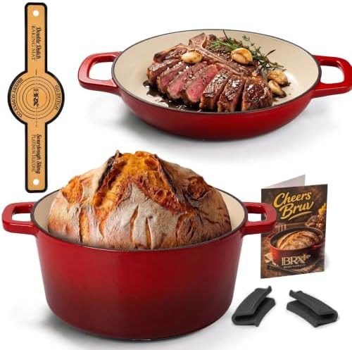Five quart enameled bread baking pot — photo 3